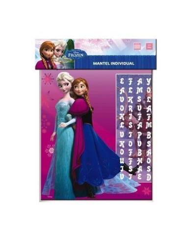6 individuais de mesa do Frozen - de alta qualidade, ideais para carnaval, festas temáticas e eventos especiais.